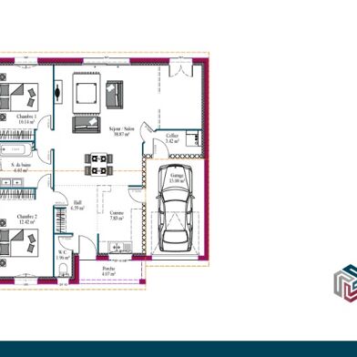 Maison 4 pièces 525000 €