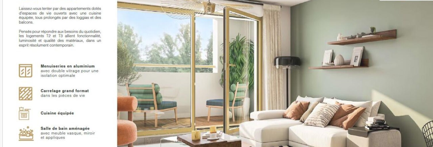 Appartement 2 Pièces  m² à vendre à Toulouse (31400)