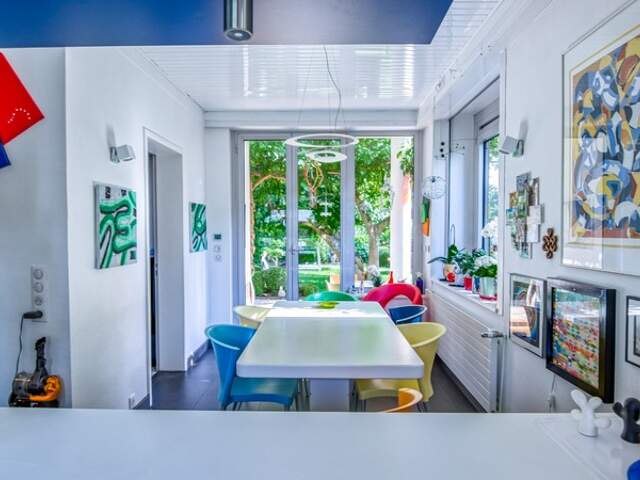 Dpt Haut-Rhin (68), à vendre MULHOUSE maison d'architecte 372 m2 dans son magnifique jardin — photo du bien