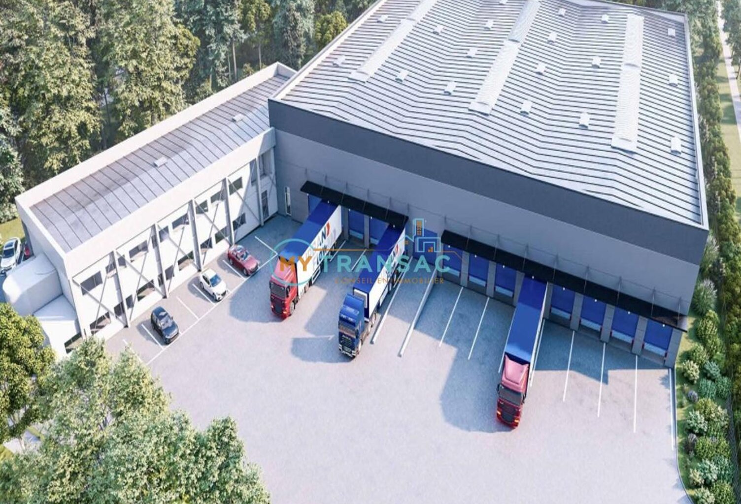 A Louer bâtiment indépendant de stockage de 5 023m² à St-Thibault-des-Vignes — photo 1