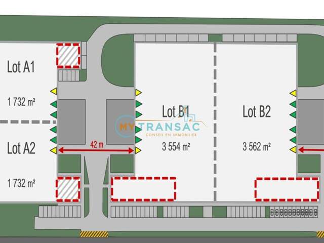 A LOUER locaux d'activités neufs de 1732, 3554 et 7116m² à La Courneuve — photo du bien