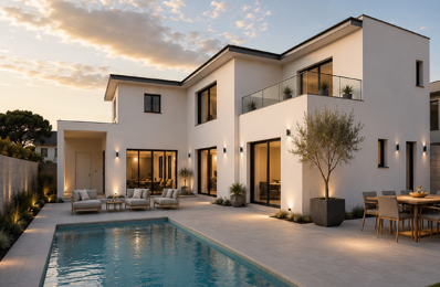 Le Cap d'Agde   Villa contemporaine sans travaux avec aperçu — photo du bien
