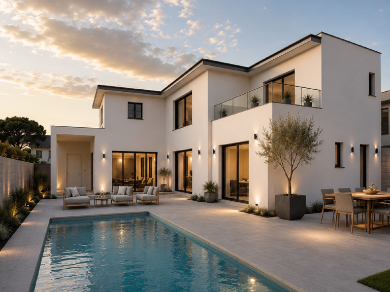 Le Cap d'Agde   Villa contemporaine sans travaux avec aperçu — photo 1