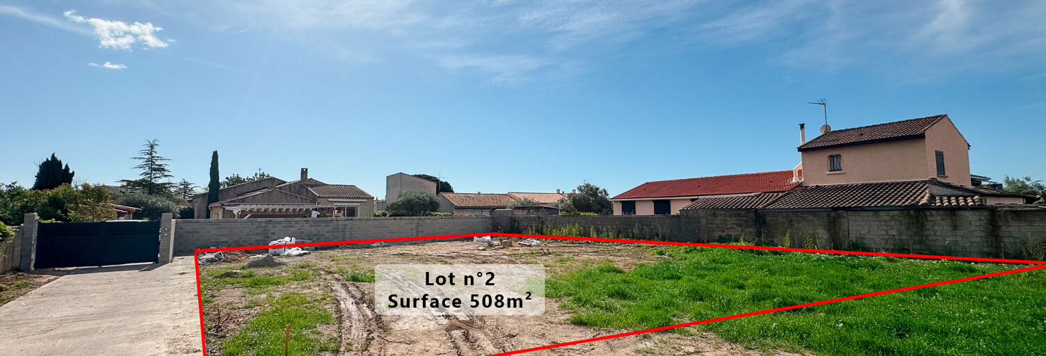 Terrain  508 m² à vendre à Montady (34310)