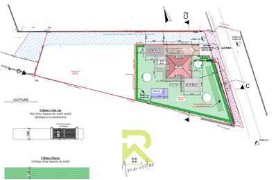 TERRAIN CONSTRUCTIBLE + PERMIS CONSTRUIRE — photo du bien