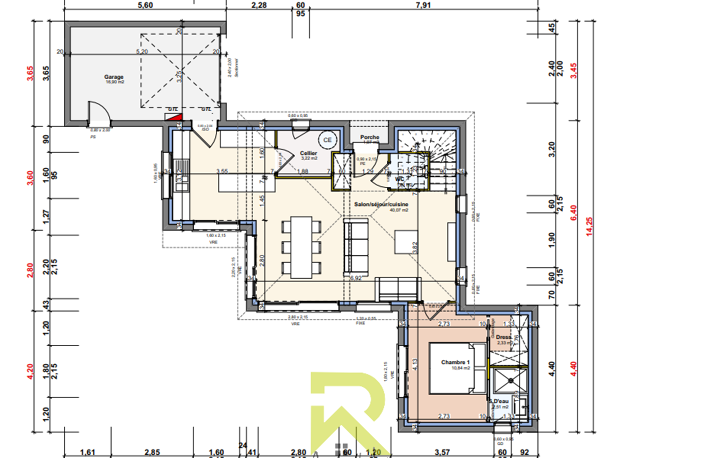 TERRAIN CONSTRUCTIBLE + PERMIS CONSTRUIRE — photo 3