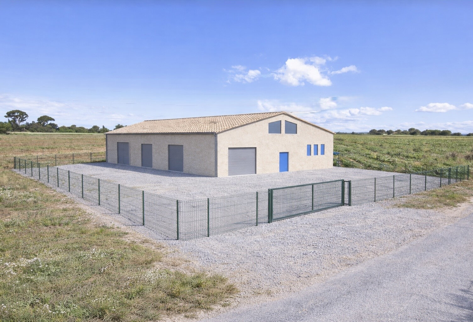 Hangar agricole neuf de 280m2 sur 3000m2 terrain — photo 1