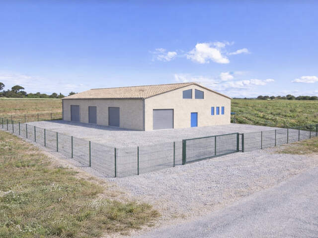 Hangar agricole neuf de 280m2 sur 3000m2 terrain — photo du bien