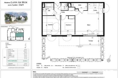 Appartement 3 pièces 308000 €