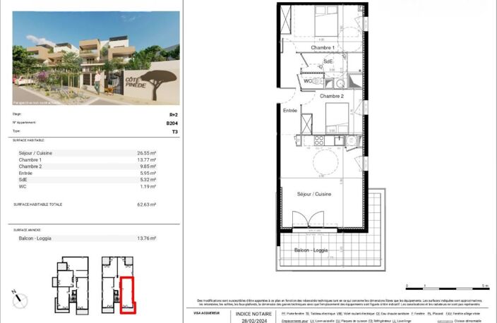 Appartement T3 Neuf À Vendre — photo 2