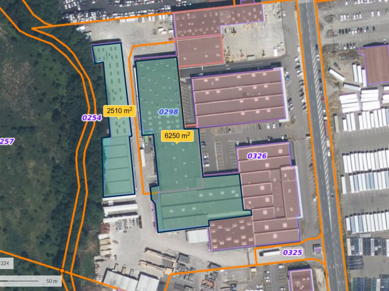 AUXERRE AV JEAN MERMOZ   BATIMENT DE STOCKAGE sur 8700m2 et 20.000m² de Terrain. — photo 1