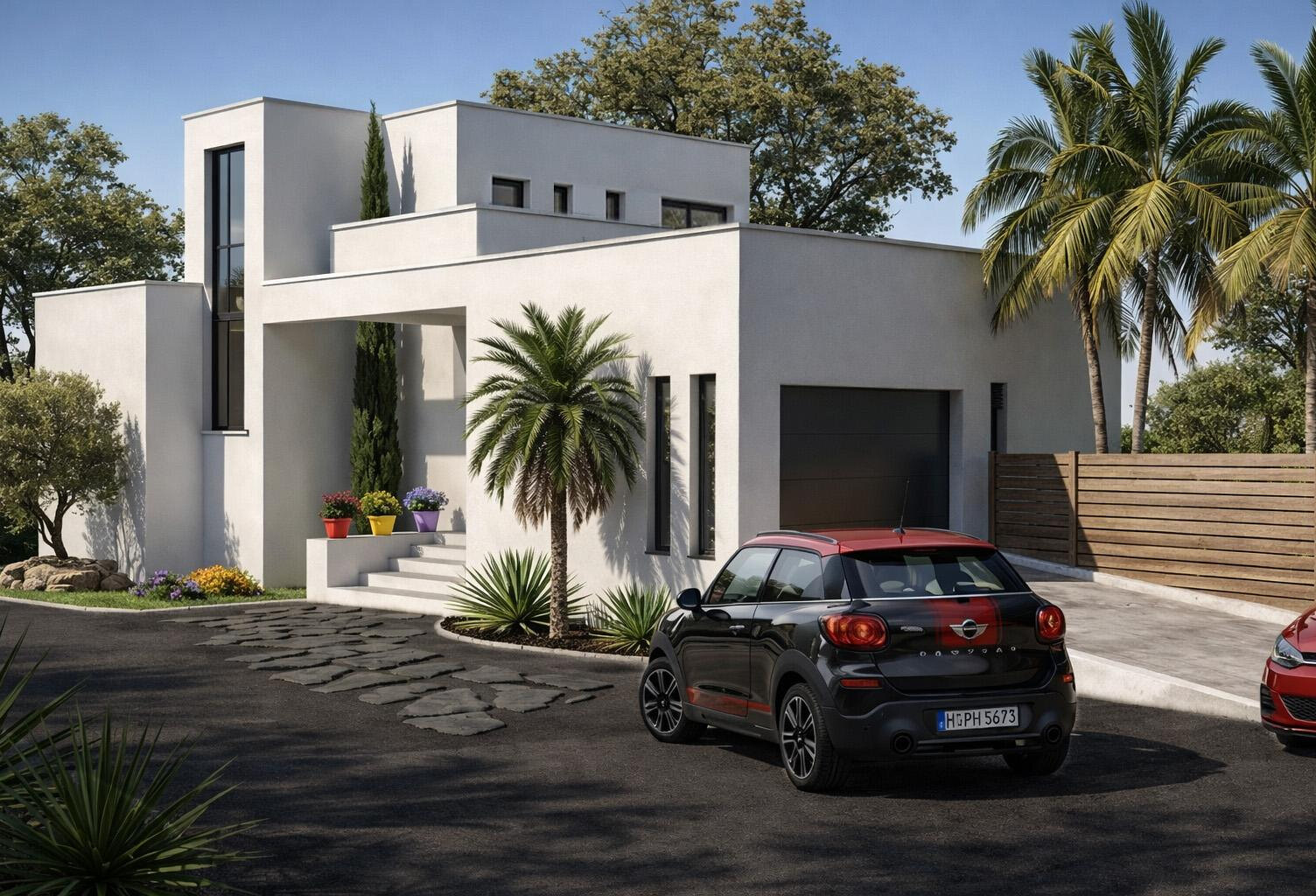 Villa  de standing 4 faces de 195m2 sur 1420m2 de terrain avec piscine — photo 1