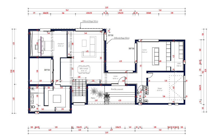 Villa  de standing 4 faces de 195m2 sur 1420m2 de terrain avec piscine — photo 3