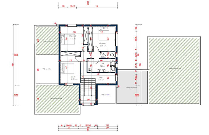 Villa  de standing 4 faces de 195m2 sur 1420m2 de terrain avec piscine — photo 4