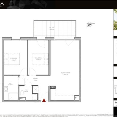 Appartement 3 pièces 259000 €
