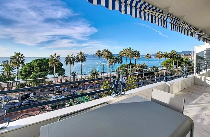 Cannes Croisette Martinez 3 pièces vue mer panoramique — photo 2