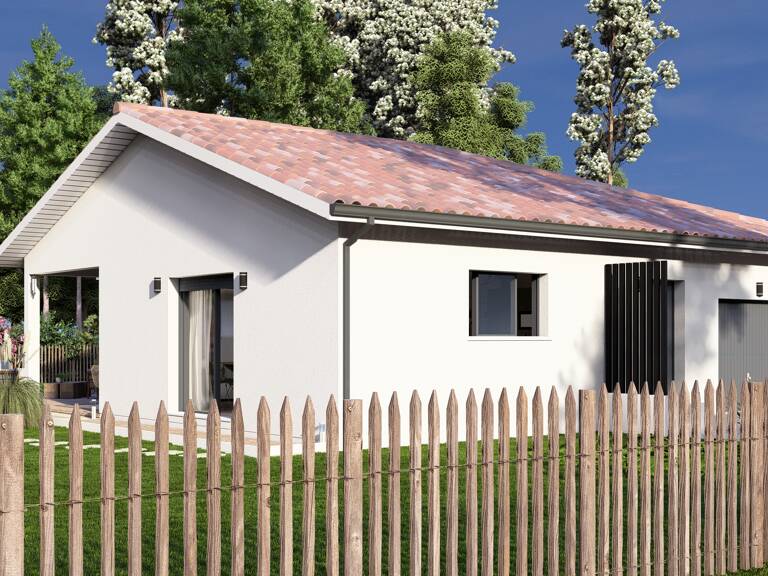 Maison neuve trois chambres + garage 105m² à Linxe — photo 1