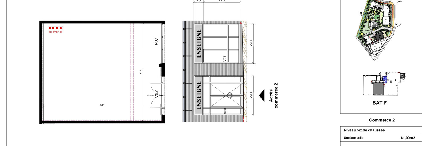Commerce  61 m² à louer à Ventabren (13122)