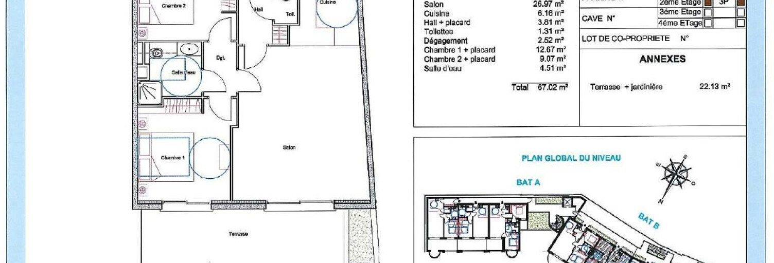 Appartement 3 Pièces 67 m² à vendre à Théoule-sur-Mer (06590)