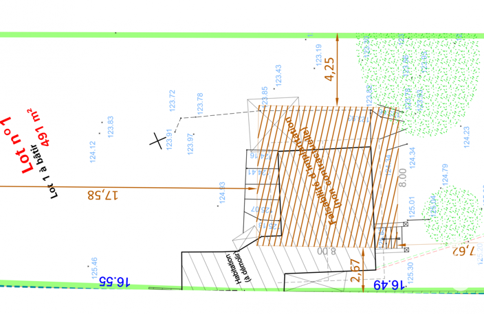 Vente Terrain à bâtir 491 m&sup2; — photo 2