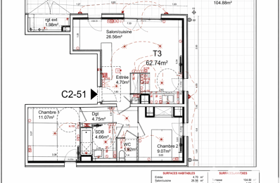 Vente Appartement 3 pièces — photo du bien