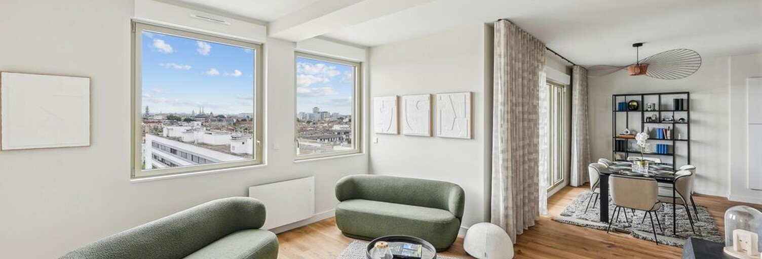 Appartement neuf T1, T2, T3, T4 Pièce 25 à 125 m² à vendre à Bordeaux (33000)