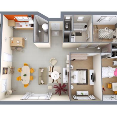 Maison 4 pièces 173000 €