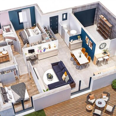 Maison 5 pièces 154234 €