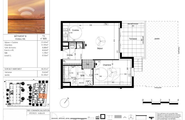 Appartement Neuf T2 entre étangs et salins — photo 2