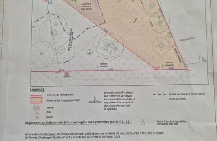 LEGUEVIN - TERRAIN PLAT de 3454 m2 — photo 4
