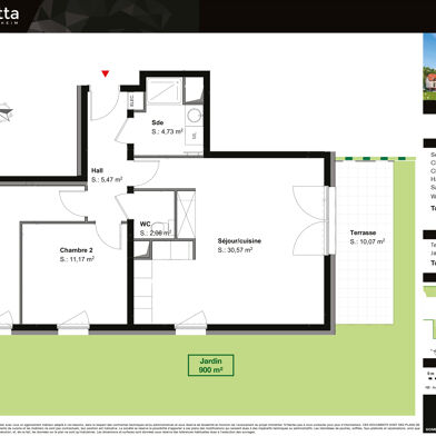 Appartement 3 pièces 305000 €