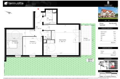 Appartement 3 pièces 305000 €