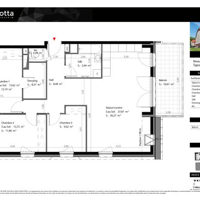 Appartement 4 pièces 380000 €