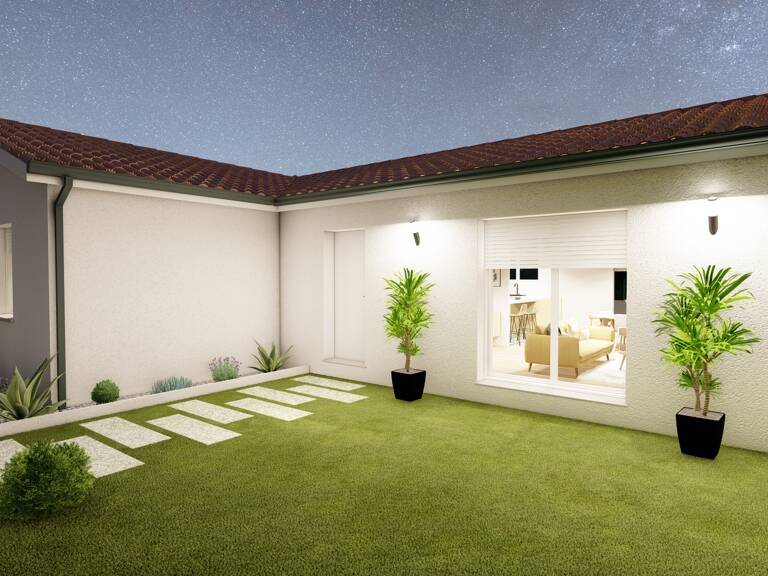 Projet de construction maison 4 chambres en L  — photo 1