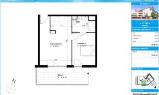 Appartement 2 Pièces 43 m² à vendre à Haguenau (67500)