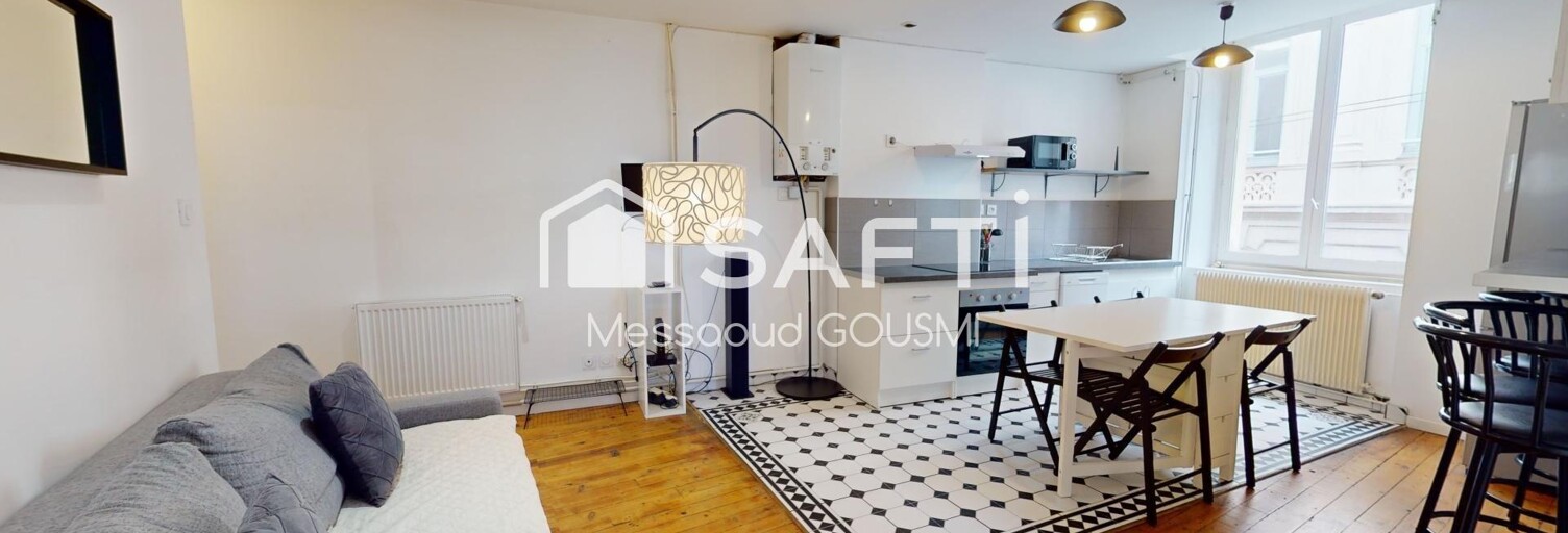 Appartement 3 Pièces 58 m² à vendre à Saint-Étienne (42000)