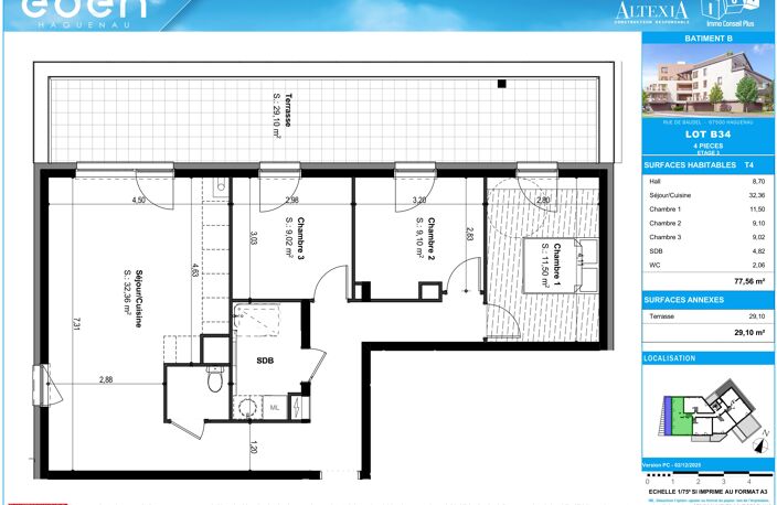AVEC BALCON DE 29 M² — photo 3