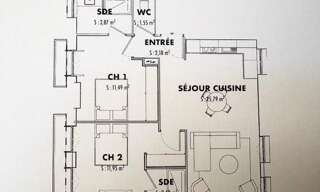 Appartement 3 Pièces 59 m² à vendre à Talence (33400)