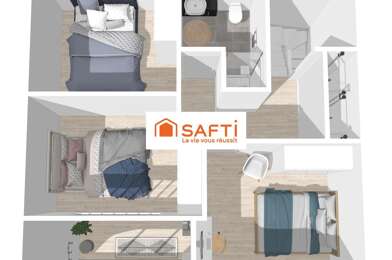 Maison 4 pièces 77350 €