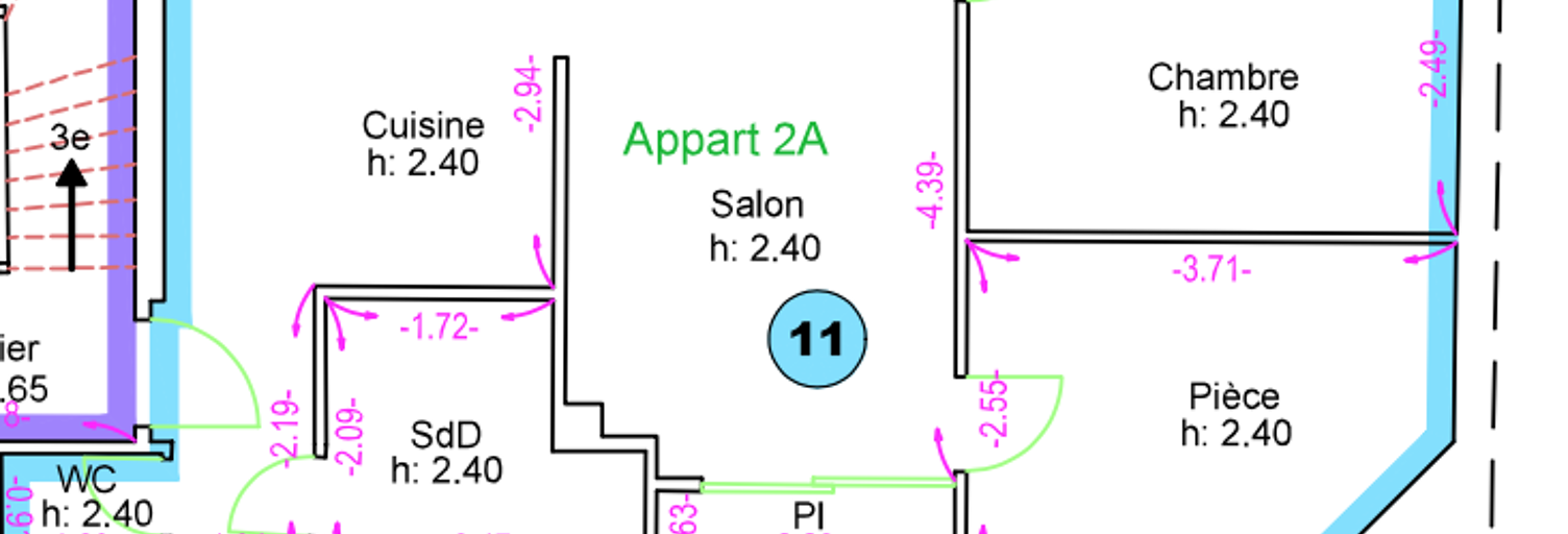 Appartement 3 Pièces 49 m² à vendre à Reims (51100)