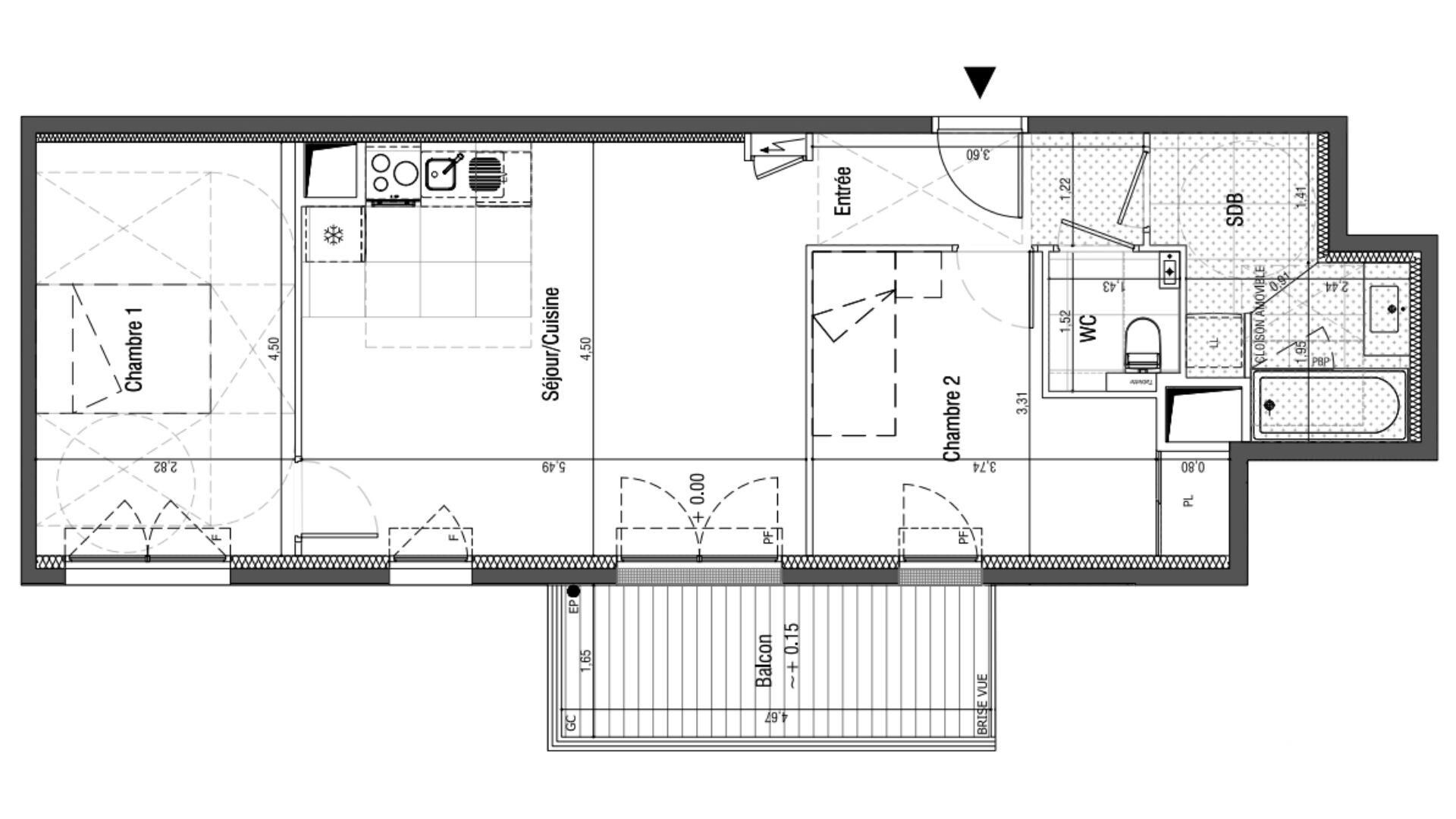Vente Appartement 3 pièces - Photo 4