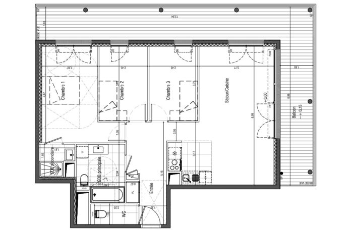 Vente Appartement 4 pièces — photo 4