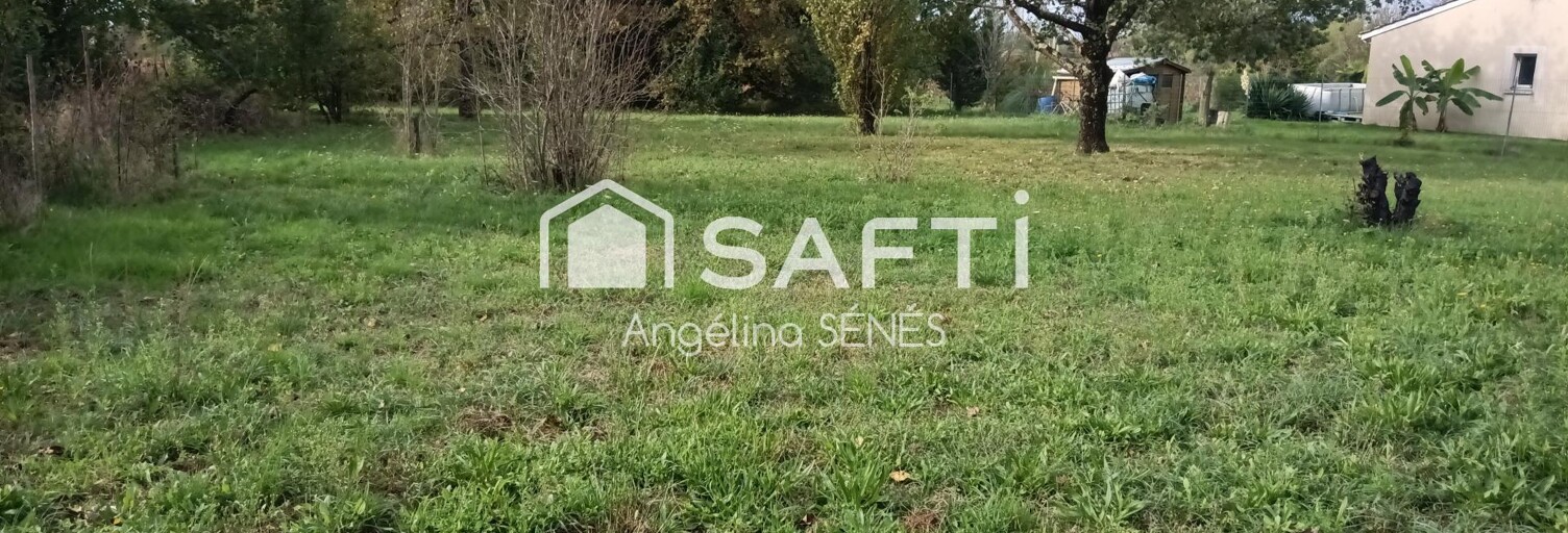 Terrain  1000 m² à vendre à Cartelègue (33390)
