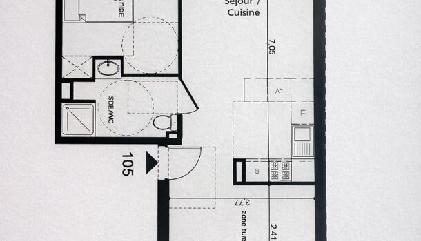 Appartement 2 pièces  à vendre Castelnau-le-Lez 34170
