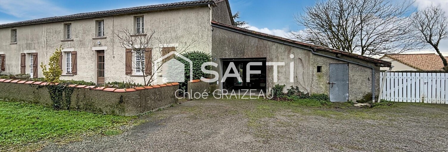 Maison 4 Pièces 109 m² à vendre à La Chapelle-Saint-Laurent (79430)