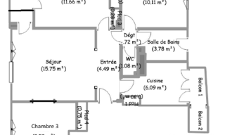 Appartement 4 Pièces 65 m² à vendre à Melun (77000)