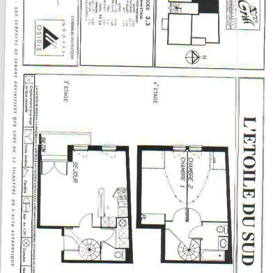 Appartement 3 pièces 790 €