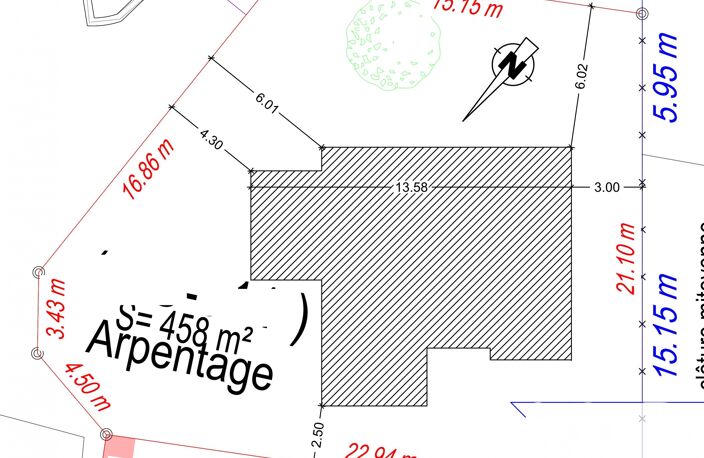 Vente Terrain à bâtir 458 m&sup2; — photo 5