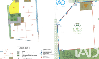 Terrain  504 m² à vendre à Sainte-Marie (35600)
