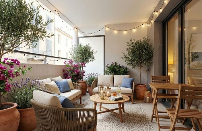Cannes centre — 2 pièces 42 m² meublé, terrasse — photo 3